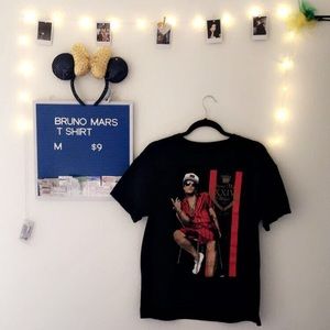 Bruno Mars 24K concert shirt